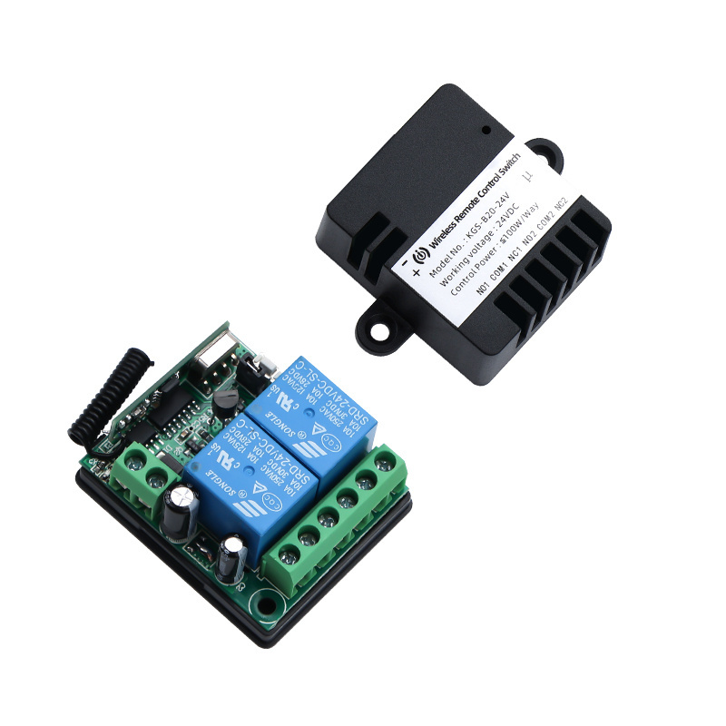 Remote switch 24V B20 reversible switch 2 channels wireless switch remote control for motor roller door