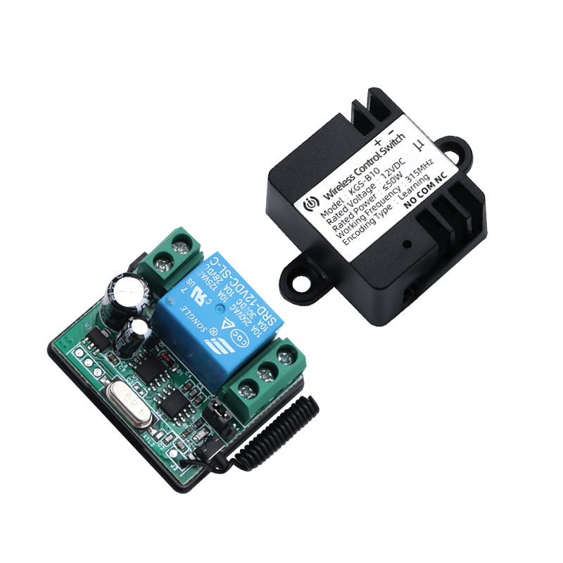 Hot selling 12v mini wireless control with remote control switch for lighting 433MHz RF Switch