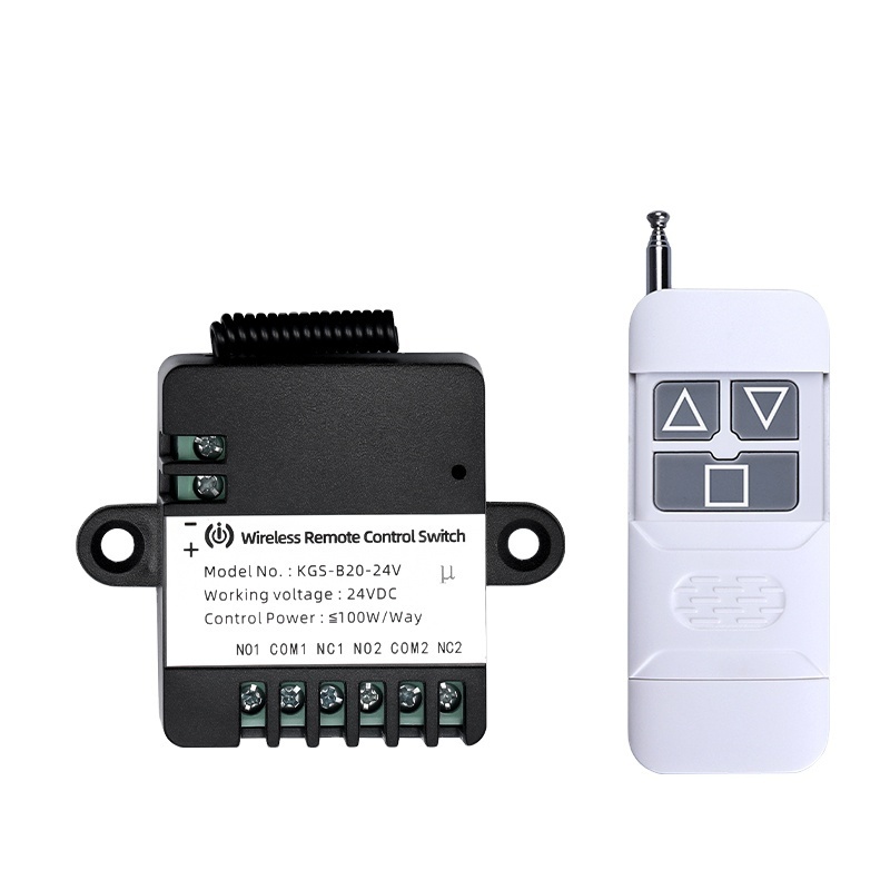 Remote switch 24V B20 reversible switch 2 channels wireless switch remote control for motor roller door