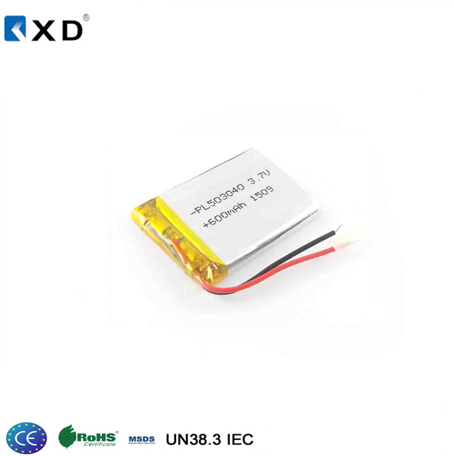 KXD polymer-battery 3.7v 5v 7.4v 523450 802540 850mah  lithium polymer battery