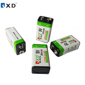 MSDS certified 600mah 9 volt rechargeable battery for led flashlight