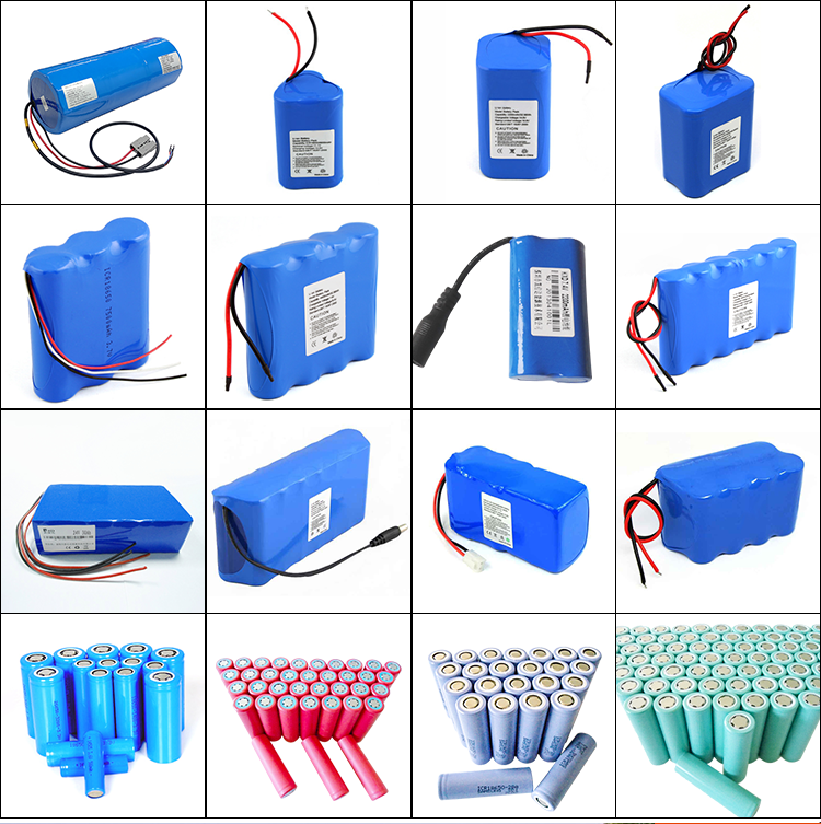 Customized Li ion Battery Pack 3.7V 7.4V 10.8V 11.1V 12V 14.8V 24V 18650 21700 Li-Ion rechargeable 18650 lithium battery pack