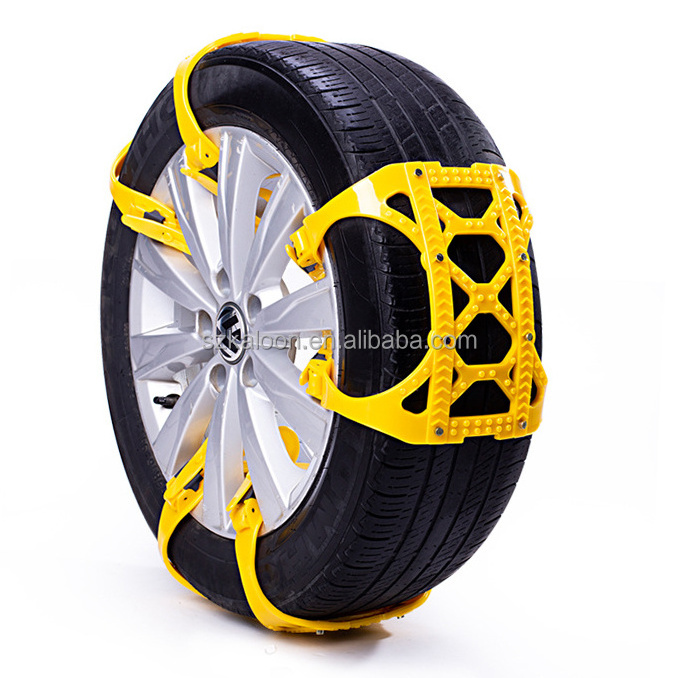 2021  Steel Vehicle Tire Traction Chain Car SUV Truck Anti Skid Tyre Off Road Snow Chain for 165mm-195mm Wide Tires  ASUSAYQ