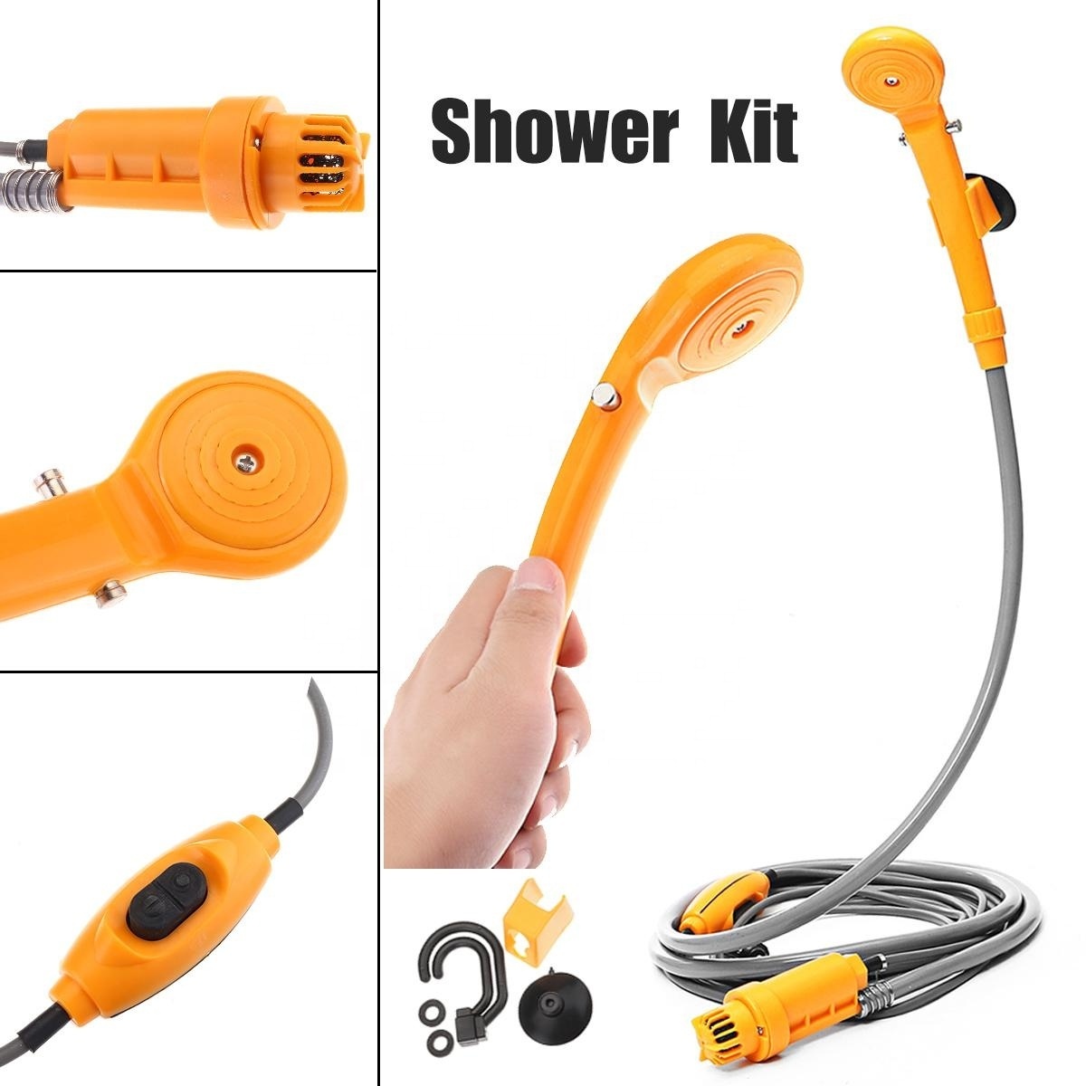 High Pressure Car Water Pump 12V Car Care Automobile Caravan Electric Shower Portable Washer Auto Part camping shower