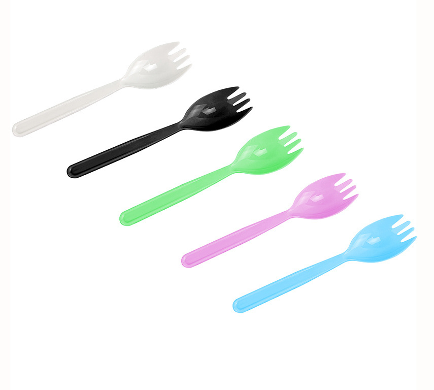 Creative Custom Design Eco Biodegradable PLA Disposable Forks and Spoons for Restaurants and Hotels