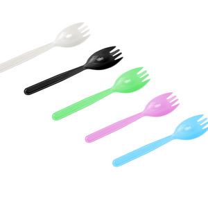 Creative Custom Design Eco Biodegradable PLA Disposable Forks and Spoons for Restaurants and Hotels