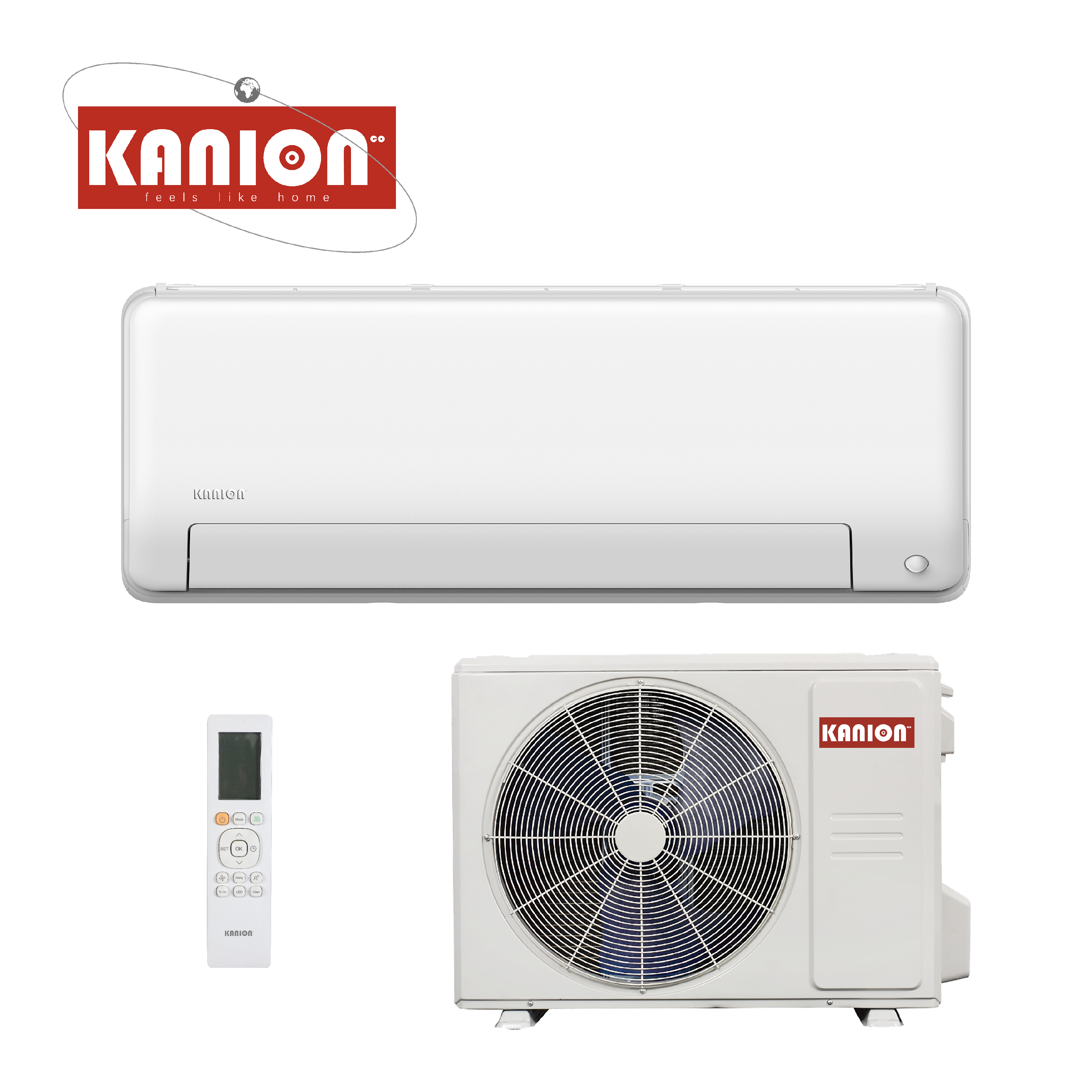 Air Conditioner 18000BTU (2hp) Wall Split Mounted Type, Cooling Only, HITACHI Compressor, 220-240v/50hz Electric Wifi Room 40 AC