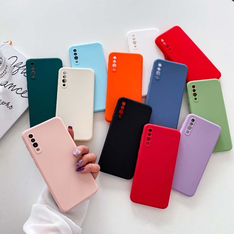 Wholesale Direct Edge Cube Matte Shockproof Silicone TPU Mobile Phone Cover Case For Honor 60 70 80 90 100 Pro Nova Y91 Y70 Y7