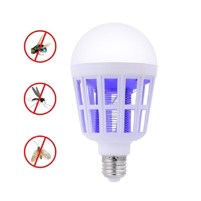 Cheap Killer Electric Mosquito Repellent Light Bulb 15w Mosquito Killer Lamp 2 In 1 Mosquito Trap Insect Killer Light