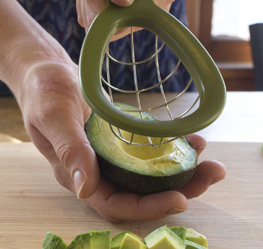 Wholesale Multi-functional Vegetable Avocado Fruit Slicer Cutter Avocado Scoop Plastic Avocado Slicer Kitchen Tools