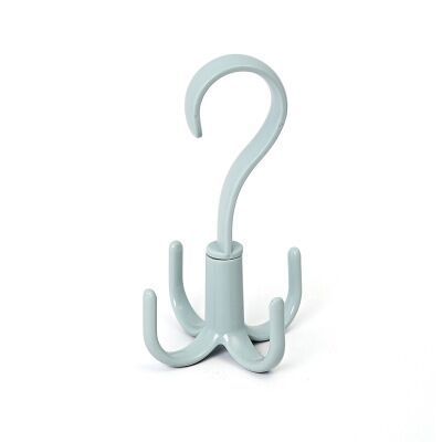 Rotatable 4-claw Multipurpose Scarf Clothes Hanger Belt Bag Storage Hook Plastic Clothes Hanger Four Claw Hook Shoe Hook