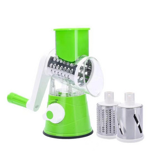 Multi Purpose Manual Food Vegetable Grater Slicer Potato Cheese Grater With Handle Kitchen Rotary Tabletop Drum Grater