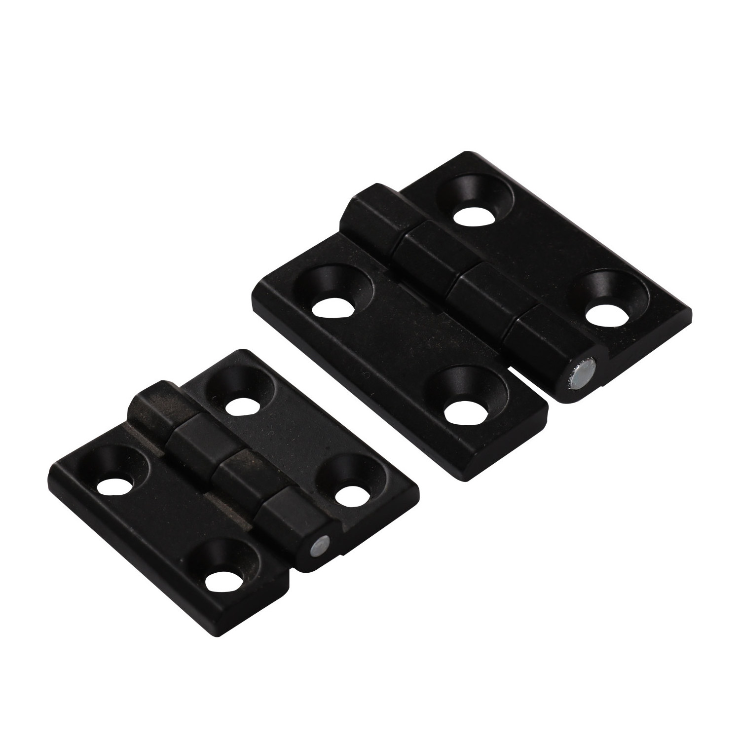 Custom Black Zinc Alloy Plate Hinges Heavy Duty Hinge For 2020 3030 4040  Aluminum Extrusion Profile