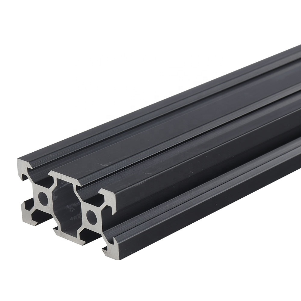 Chinese Manufactory Linear Rail aluminium profiles 2020 2040 2060 2080  black aluminum v slot profiles