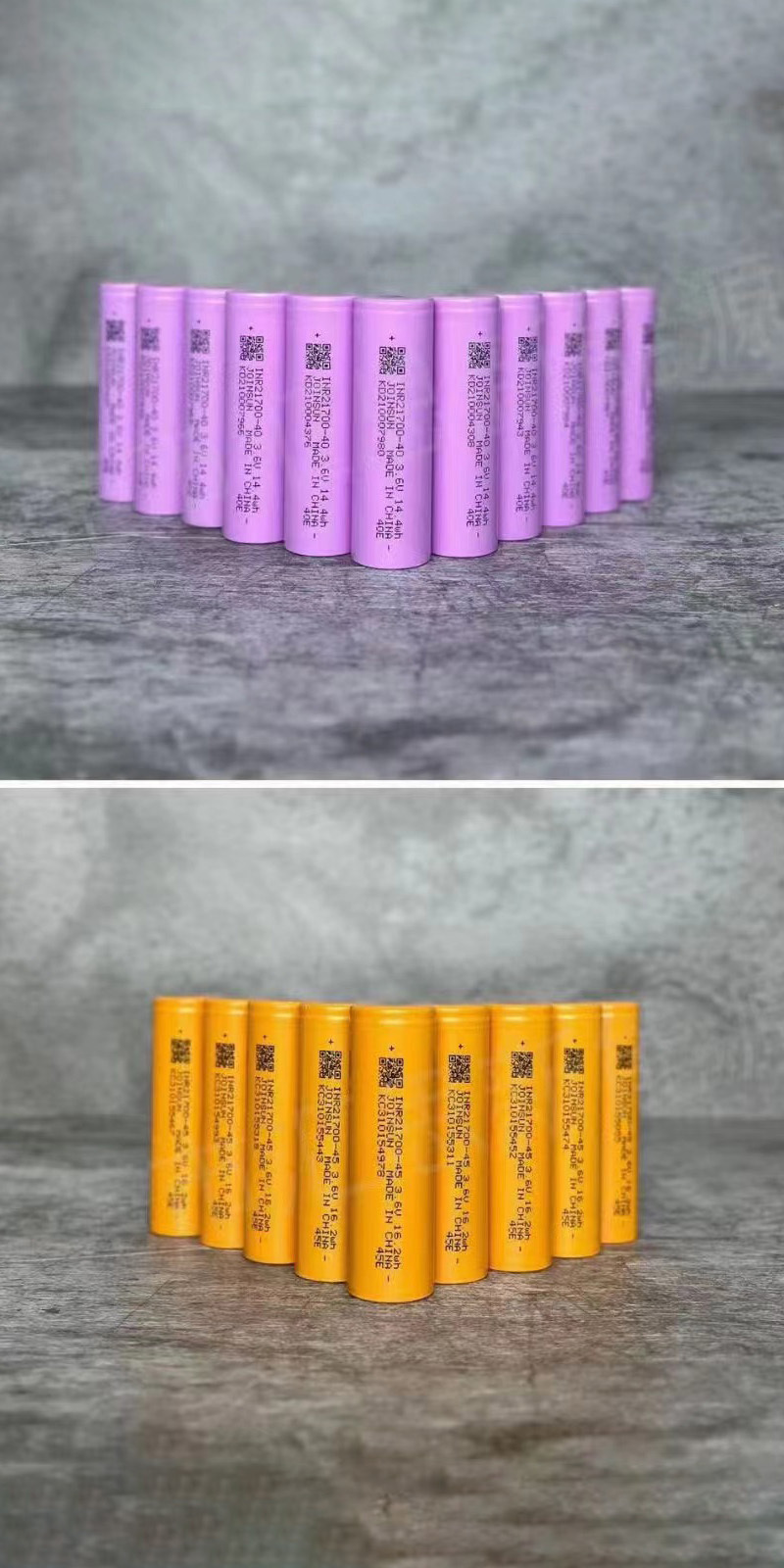 Grade A 21700 Powerful 45E Cells Deep Cycles 3.7V Batteries 40E Flashlights Battery