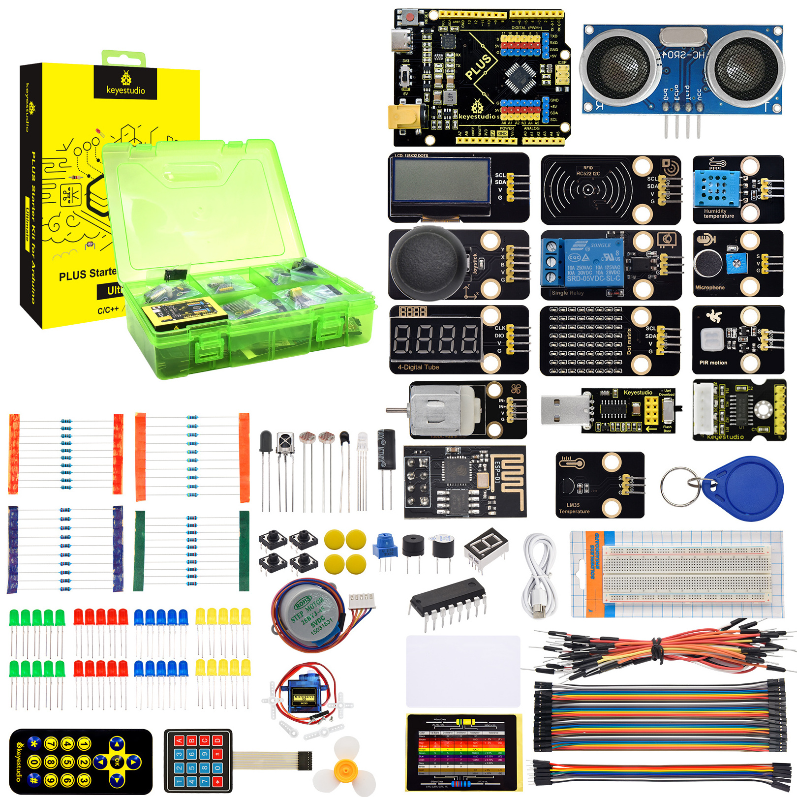 keyestudio Ultimate IOT Starter Sensor Kits for Arduino Educational STEM