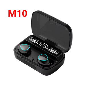 New Wholesale M10 Original Waterproof Sport Hifi USB Earbuds Noise Cancelling Business In-Ear Wireless Gaming TWS M10 Earphones