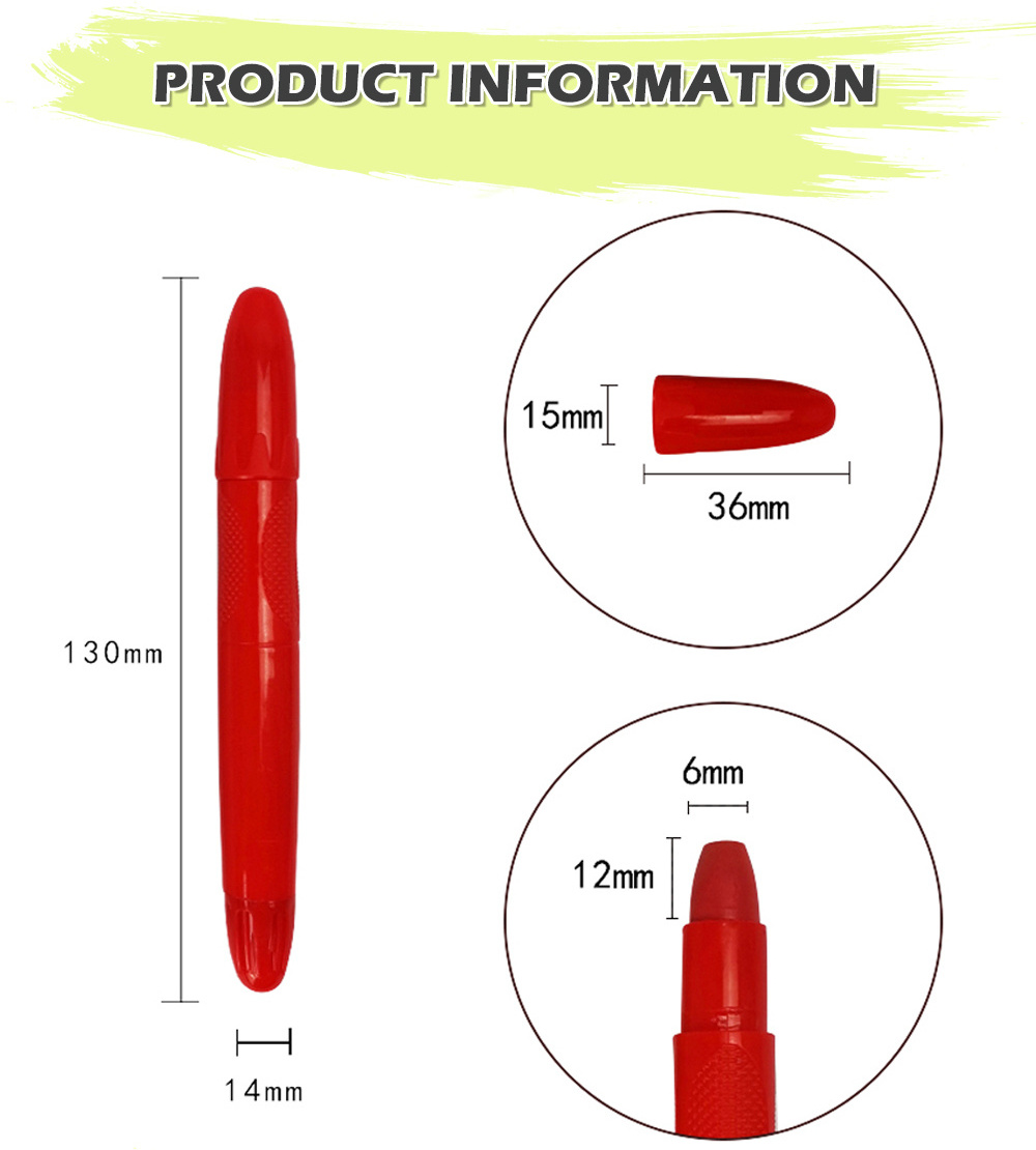 Facepaintstick With Stencils On Painting Red Pride Pink Fancy Panting Wax Multicolour Push Make Up Crayon Black Face Paint Stick