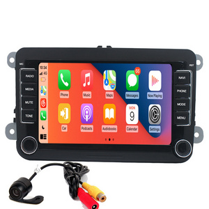 Carplay Android 11 2Din 7'' Car Radio Autoradio with Canbus GPS Navigation Wifi BT FM For VW Skoda Seat Passat Golf 5 6