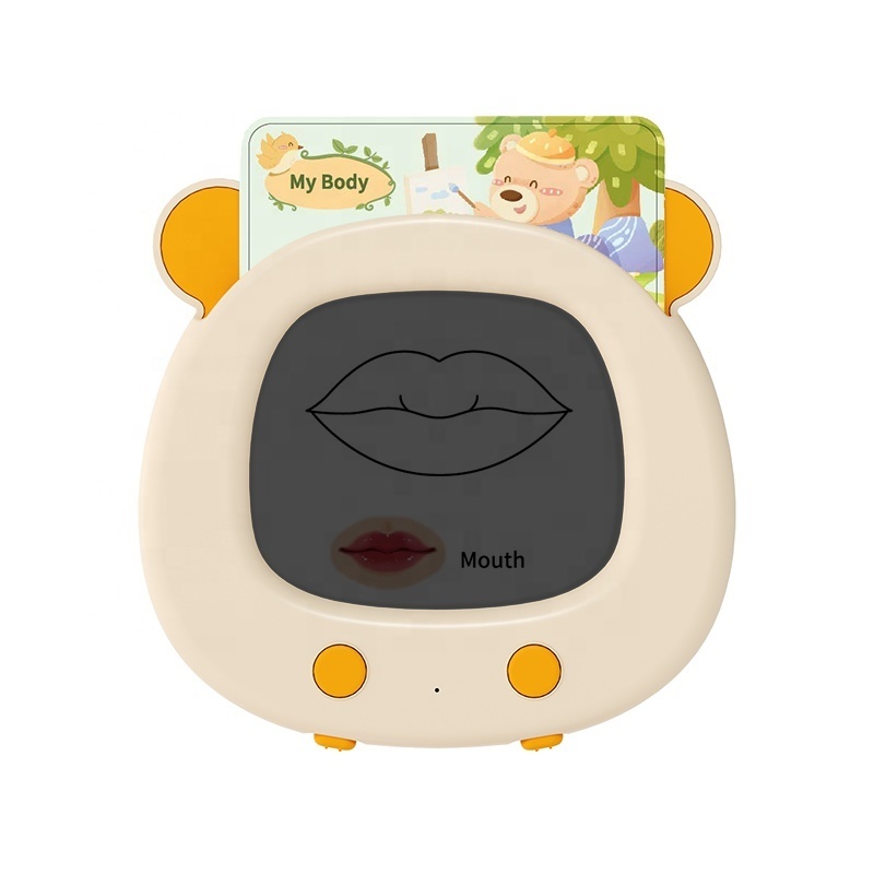 Children Funny Early Education Toy Insert Identify Cards Reader LCD Drawing Board Tracing Cards Writing Tablet