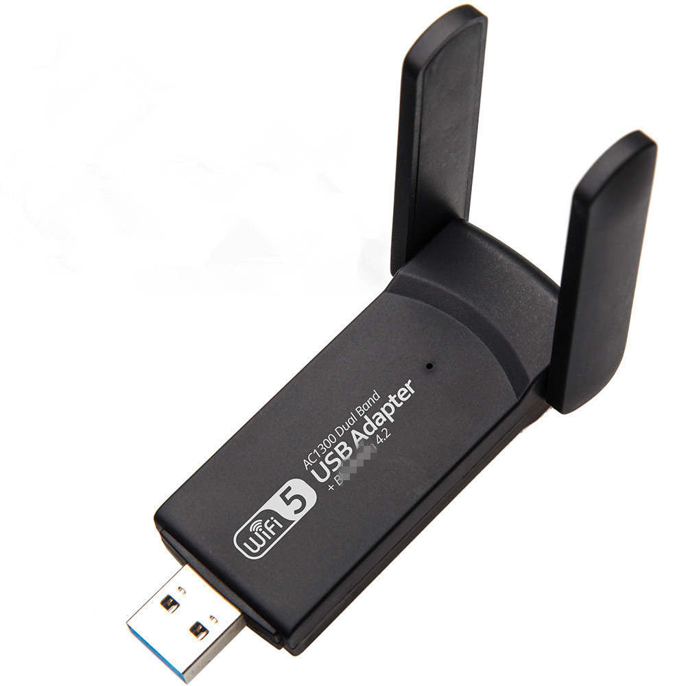 Factory Price Wireless USB Adapter 1300Mbps Dual Band USB 3.0 2 In 1 BT4.2 & Wifi Adapter RTL8822 For PC Laptop