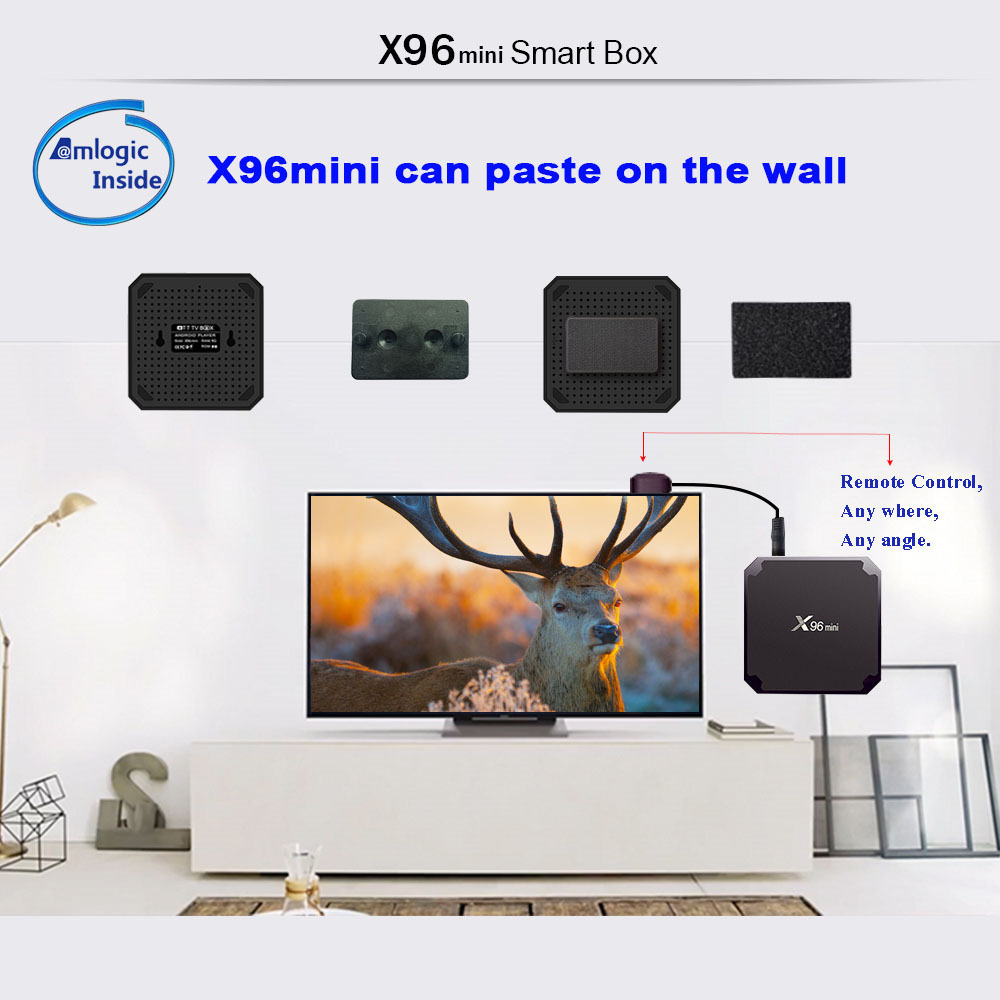 Custom Logo Download Firmware TV Box X96 Mini 1GB 8GB TT TV Box X96 Mini 2GB 16GB