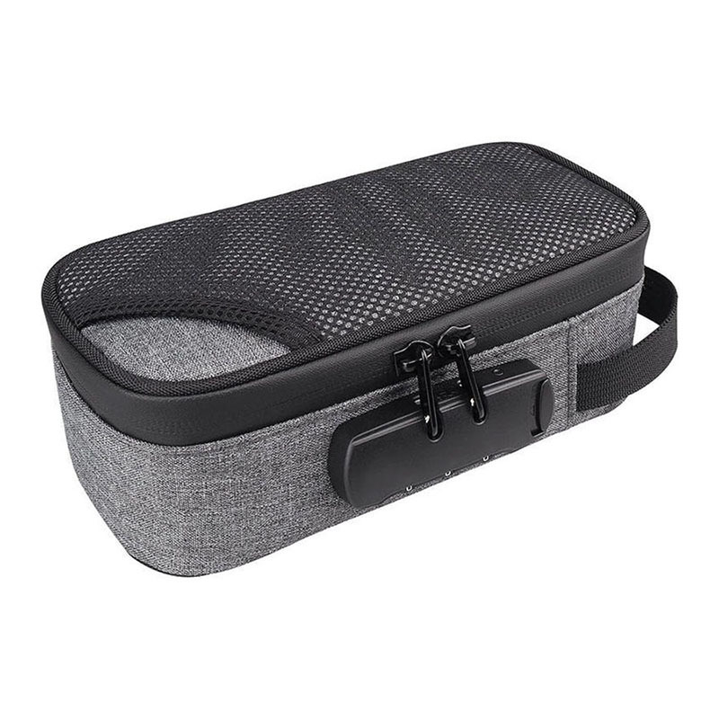 Custom Logo Lockable Odor Proof Stash Storage Case Stash Box Carbon Smellproof Smell Proof Bags with Combination Lock