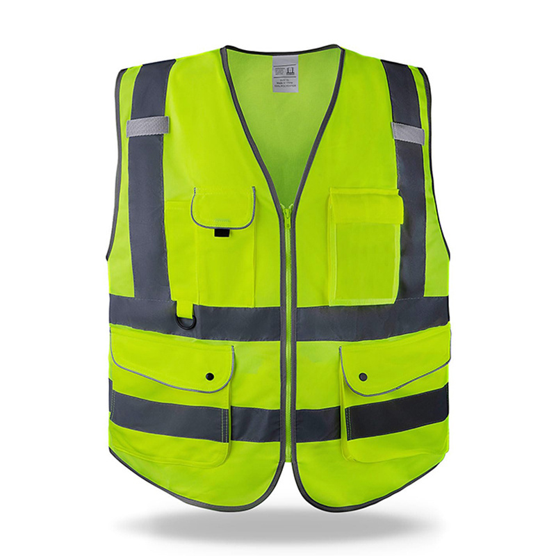 High Visibility Breathable Lightweight Safety Clothing Mesh Reflective Safety Vest for Traffic Work Running Surveyor Security