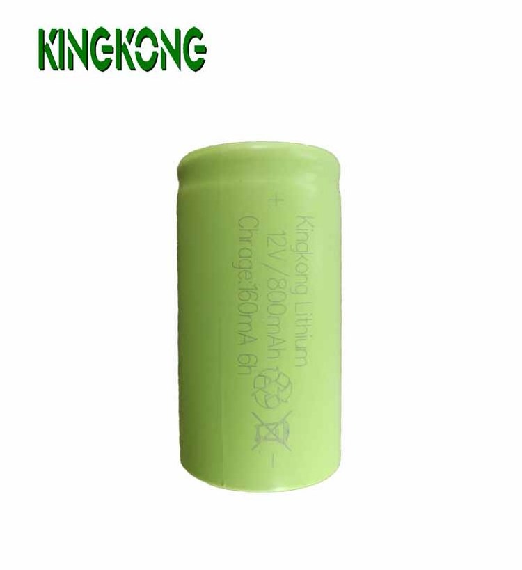 Kingkong  New Product size D 800mAh 12V INRD800 cylindrical Lithium battery Li-ion Li ion rechargeable batteries