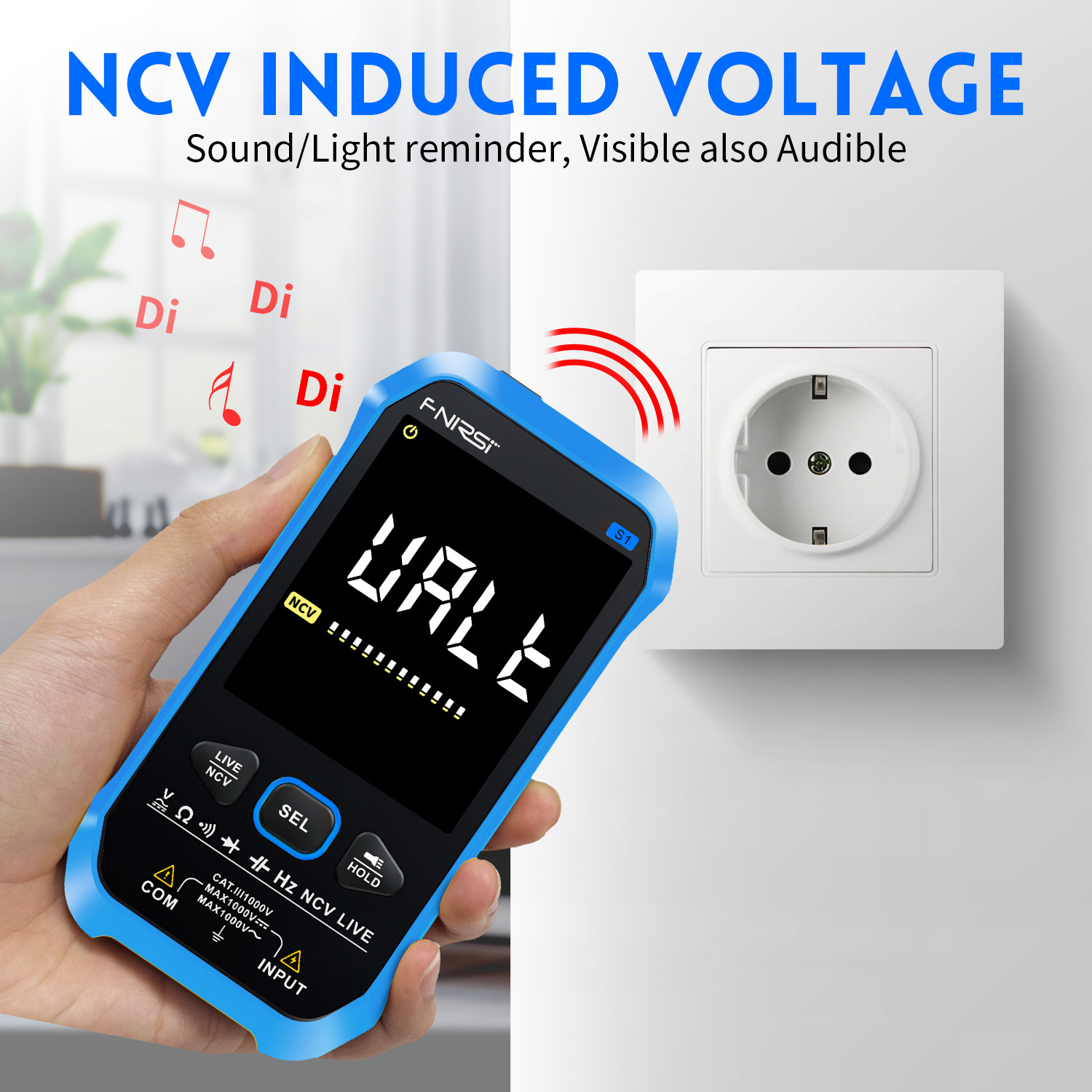 FNIRSI S1 Smart Digital Multimeter auto range digital multimeter digital rechargeable mini multimeter digital