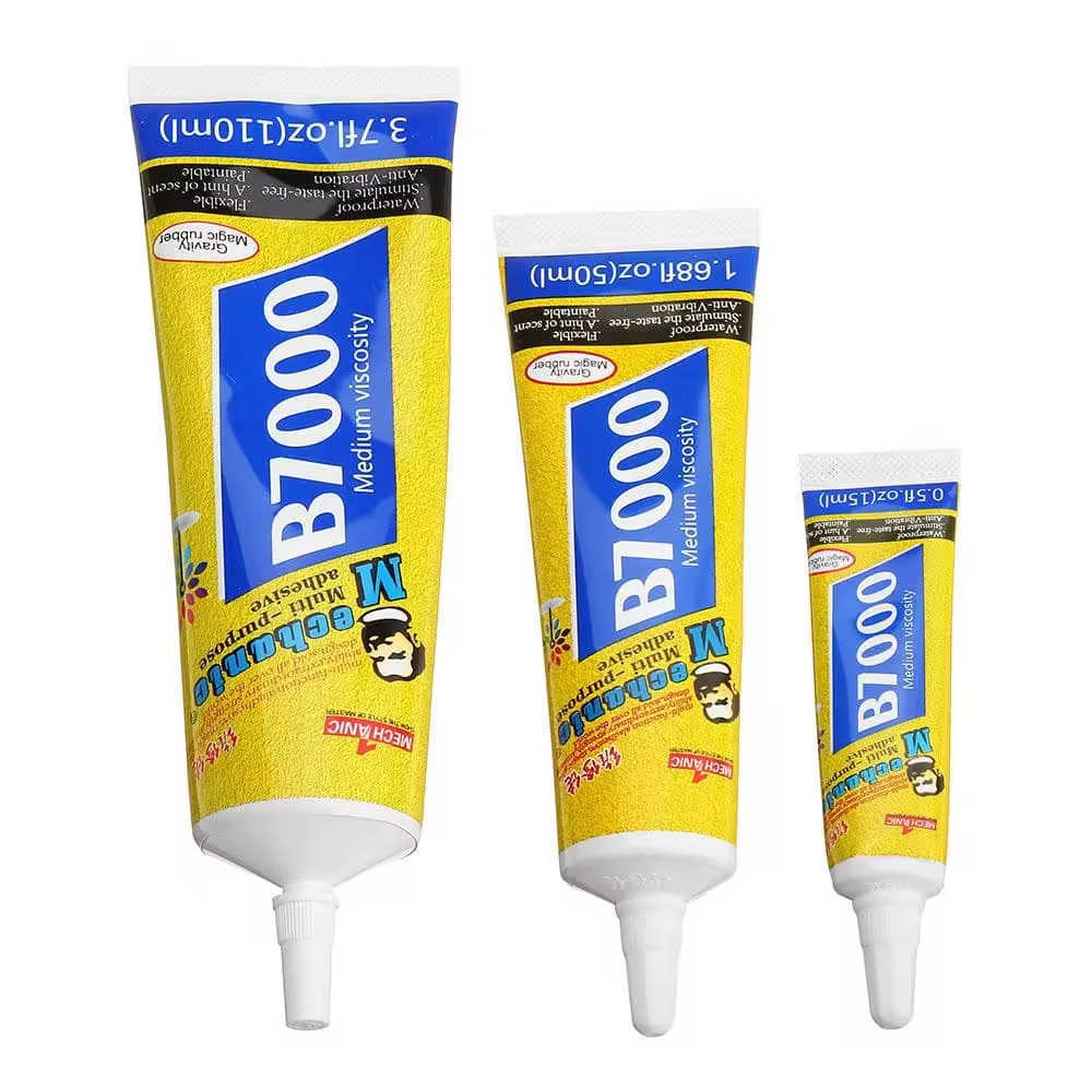 Multipurpose B7000 Glue 3ml 15ml 50ml 110ml Soft Adhesive Universal Glass Plastic MobilePhone LCD Touch Screen Super Liquid Glue