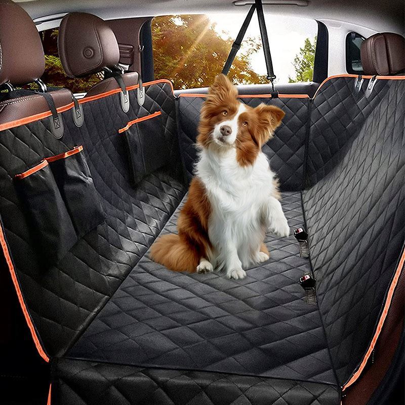 100% waterproof car seat dog bed hammock scratchproof nylon pet dog car seat cover for back seat