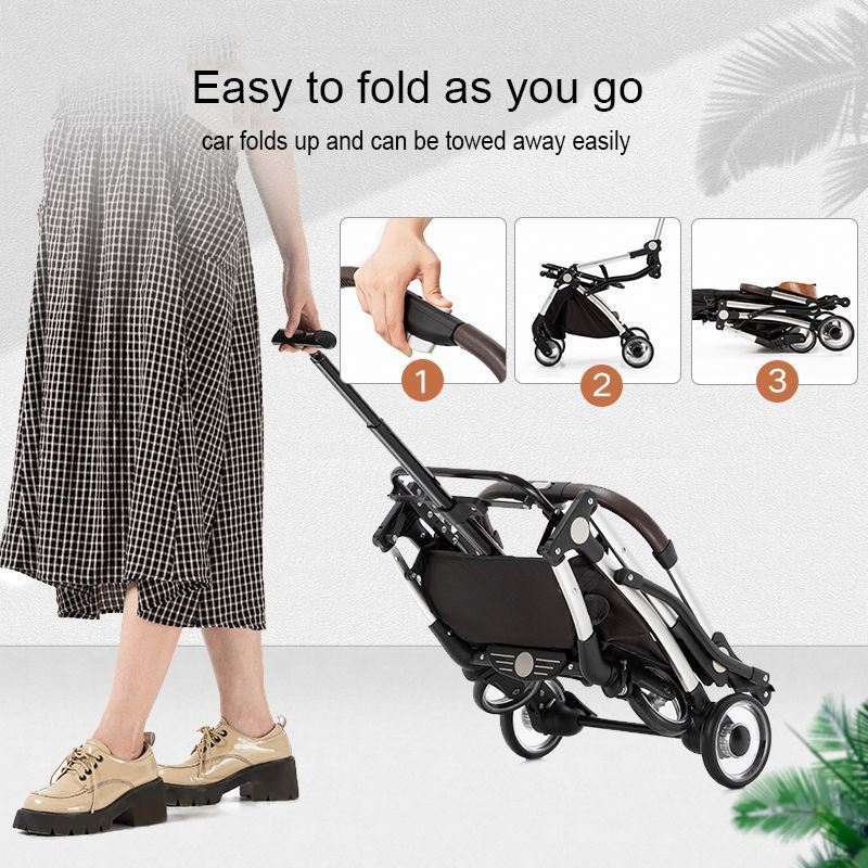 Aluminum Tube Pull Rod Pet Stroller Carrier Detachable Car Bag Travel Folding Transportation Car Pet Stroller For Dogs