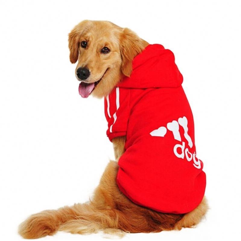 Factory Large Size Dog Jacket Golden Retriever Winter Pet Hoodie Sportswear Large Dog Clothes for Big Dogs