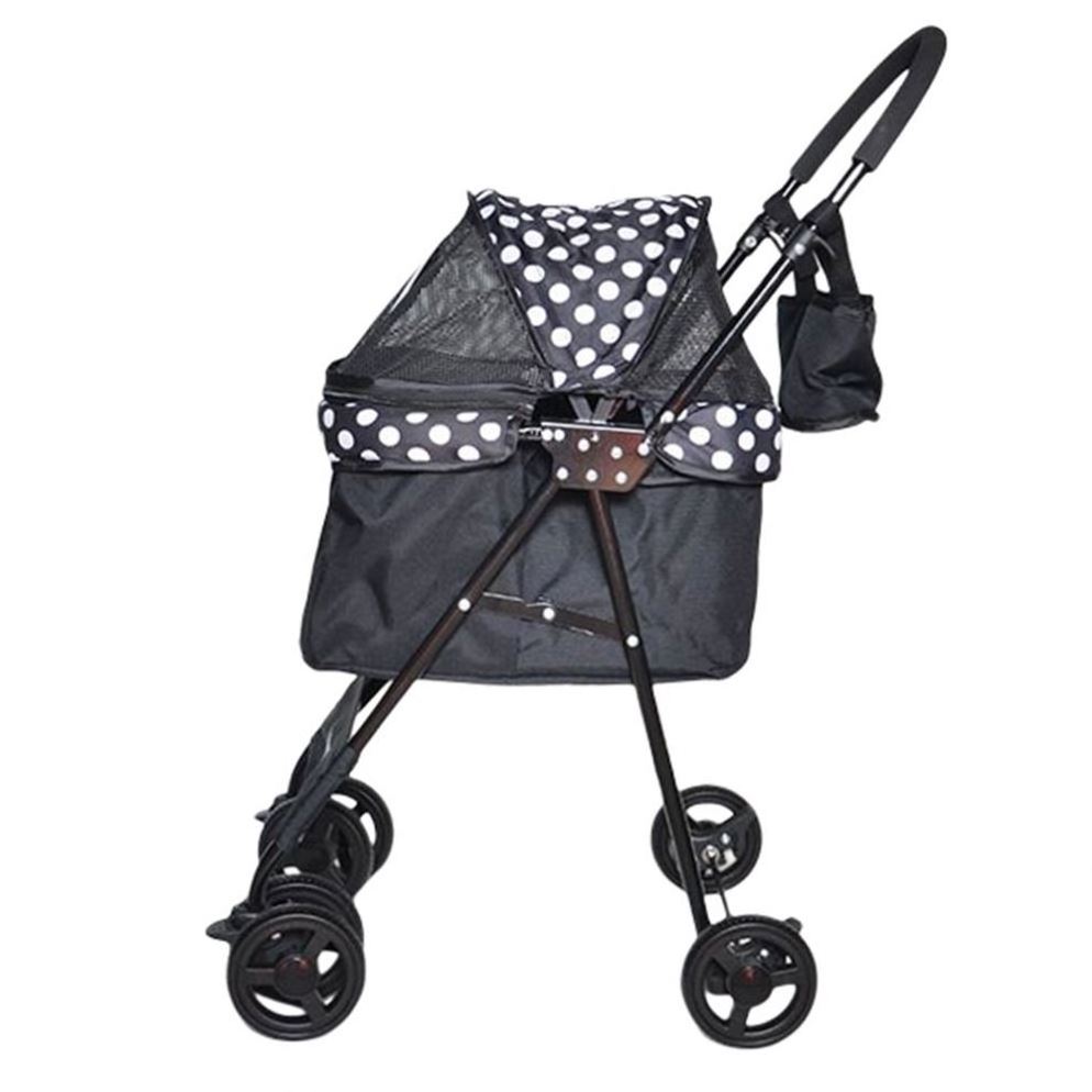 Foldable Cage Pet travel stroller Outing Small Medium sized Pet Stroller Four Seasons Universal  Lightweight Cat Dog Stroller