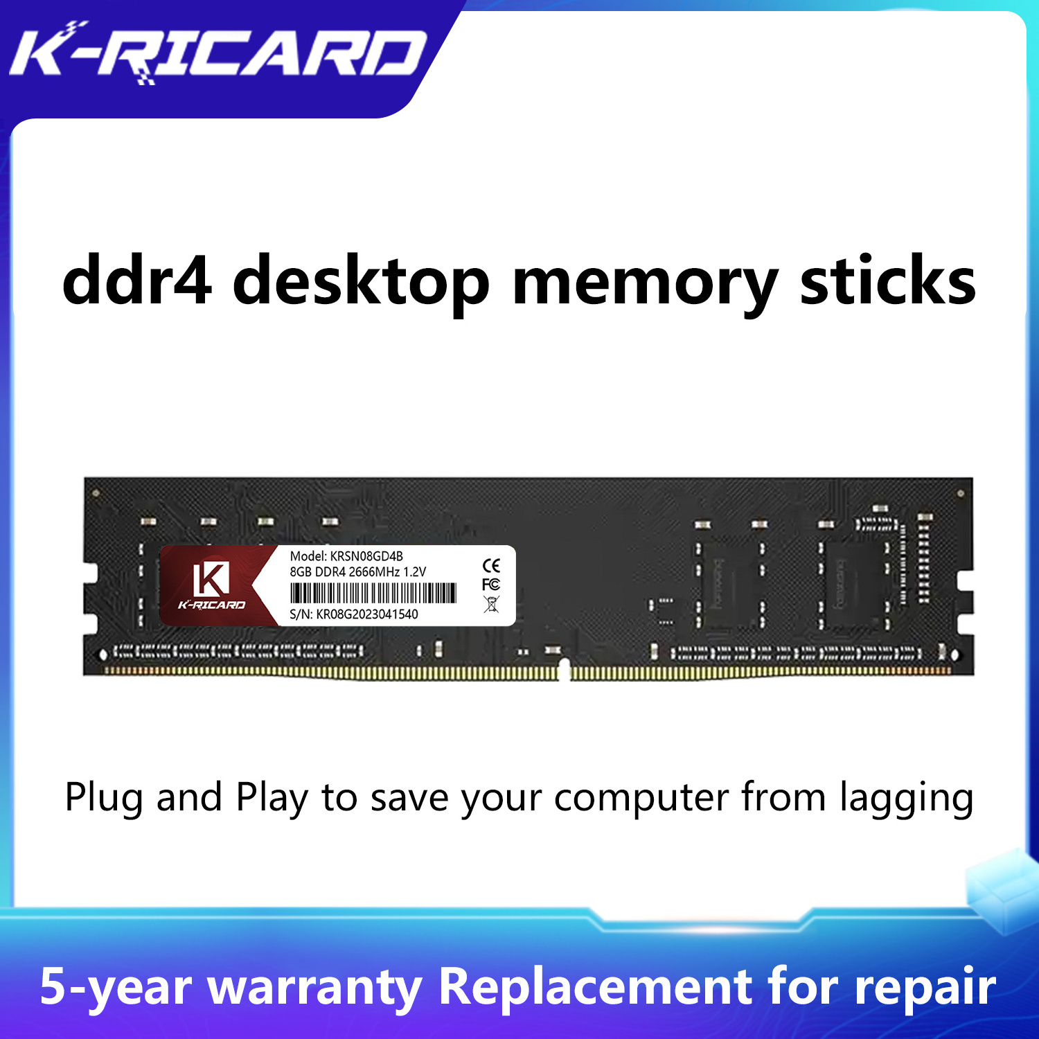 Wholesale RAM DDR4 Memoria Memory 4GB 8GB 16GB 32GB 2666mhz DDR DDR4 RAM for Desktop