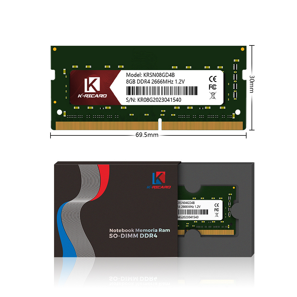 Stock Price Computer Parts DDR4 8GB 2400MHZ Laptop Memory RAM