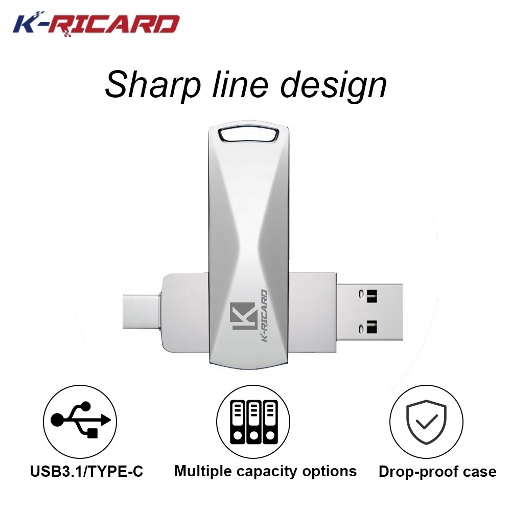 Kingrich USB 3.0 Hi-Speed Flash Drive 256GB 512GB 1TB 2TB USB Flash Drive Five-Year Warranty