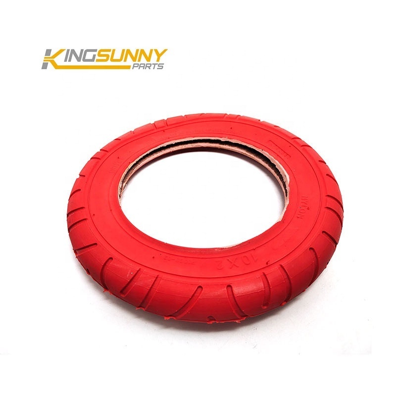 Red 10*2.0-6.1 Outer Tire For M365 / Pro / 1S / Essential / Pro2 / Mi 3 Electric Scooter Parts Scooter Tubeless Tyre Wanda Tire