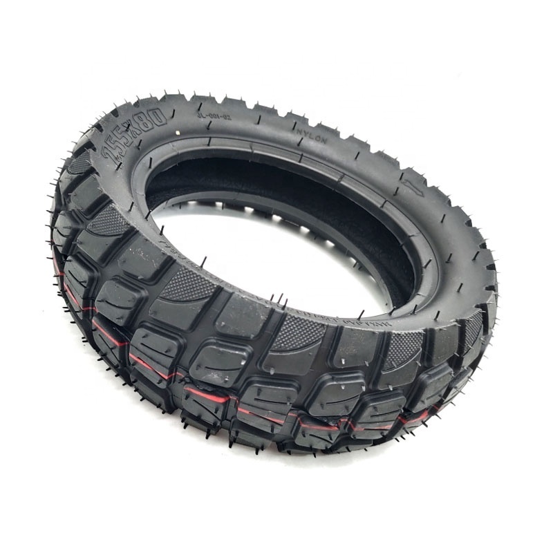 255X80 mm Off road tire wolf warrior tyres cross country  Outer Tire For Zero 10X electric scooter accessories