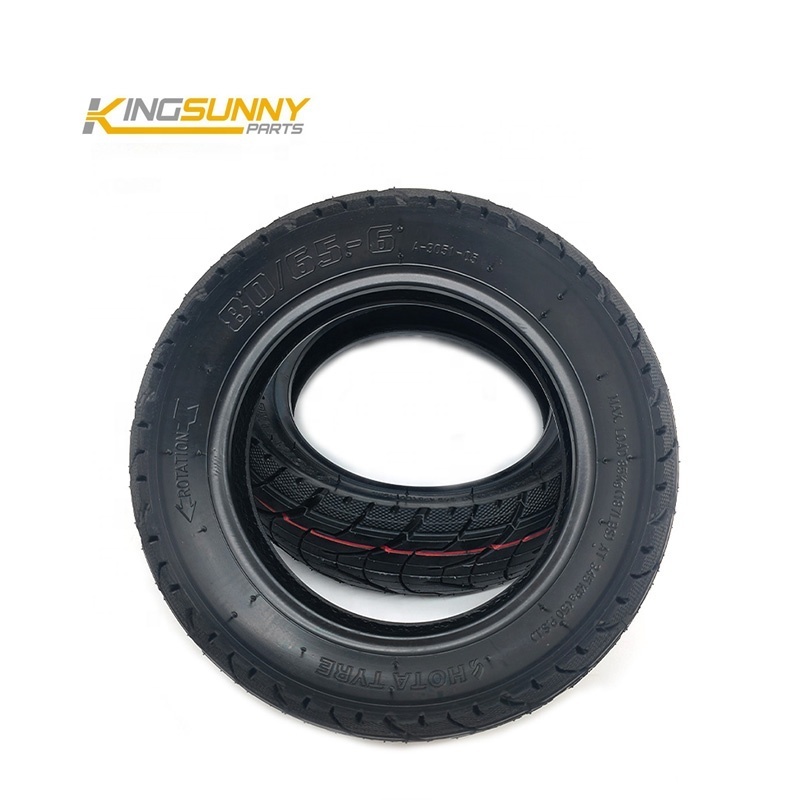 High Quality Tyre 80/65-6 HOTA Outer Tire 10x3.0 Rubber Wheel 10 Inch Tire For Zero 10x Electric Scooter Accessories