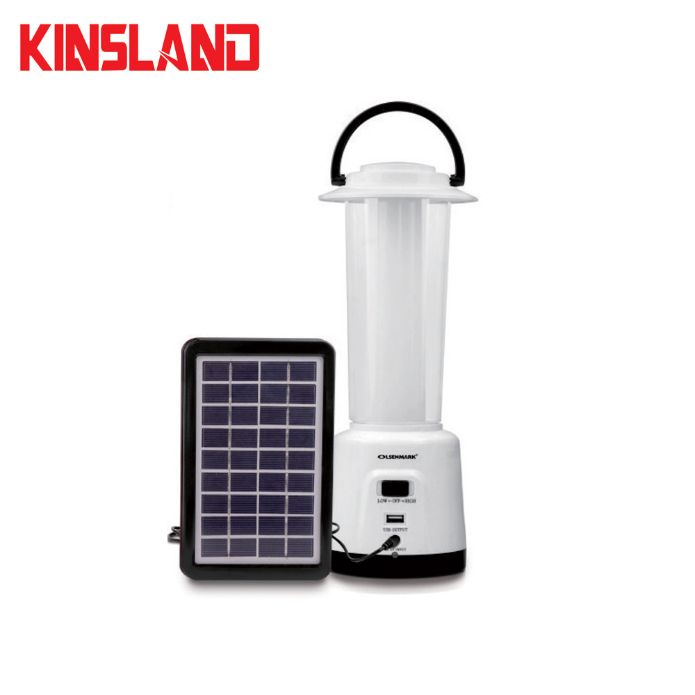 LED high-brightness Powered Solar Outdoor portable cheapest camping ermargency rechargeable light with USB Charger