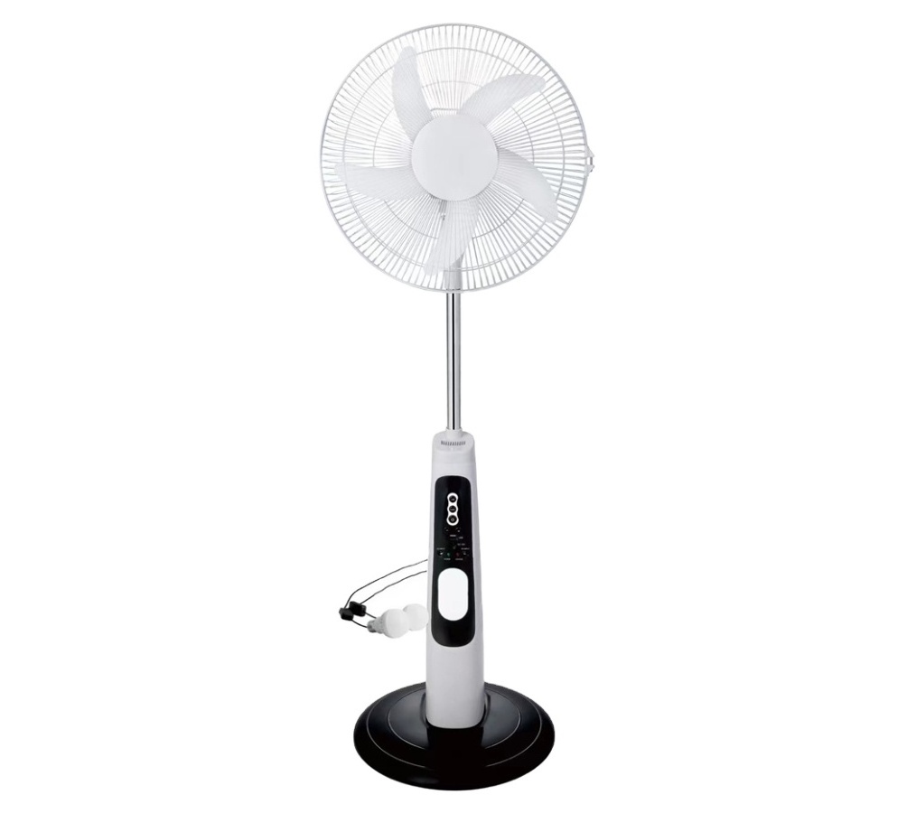 DC 5v 12v Electric Panel Product Emergence China Industrial Cool Fan Solar Commercial Electric Rechargeable Floor Stand Fan