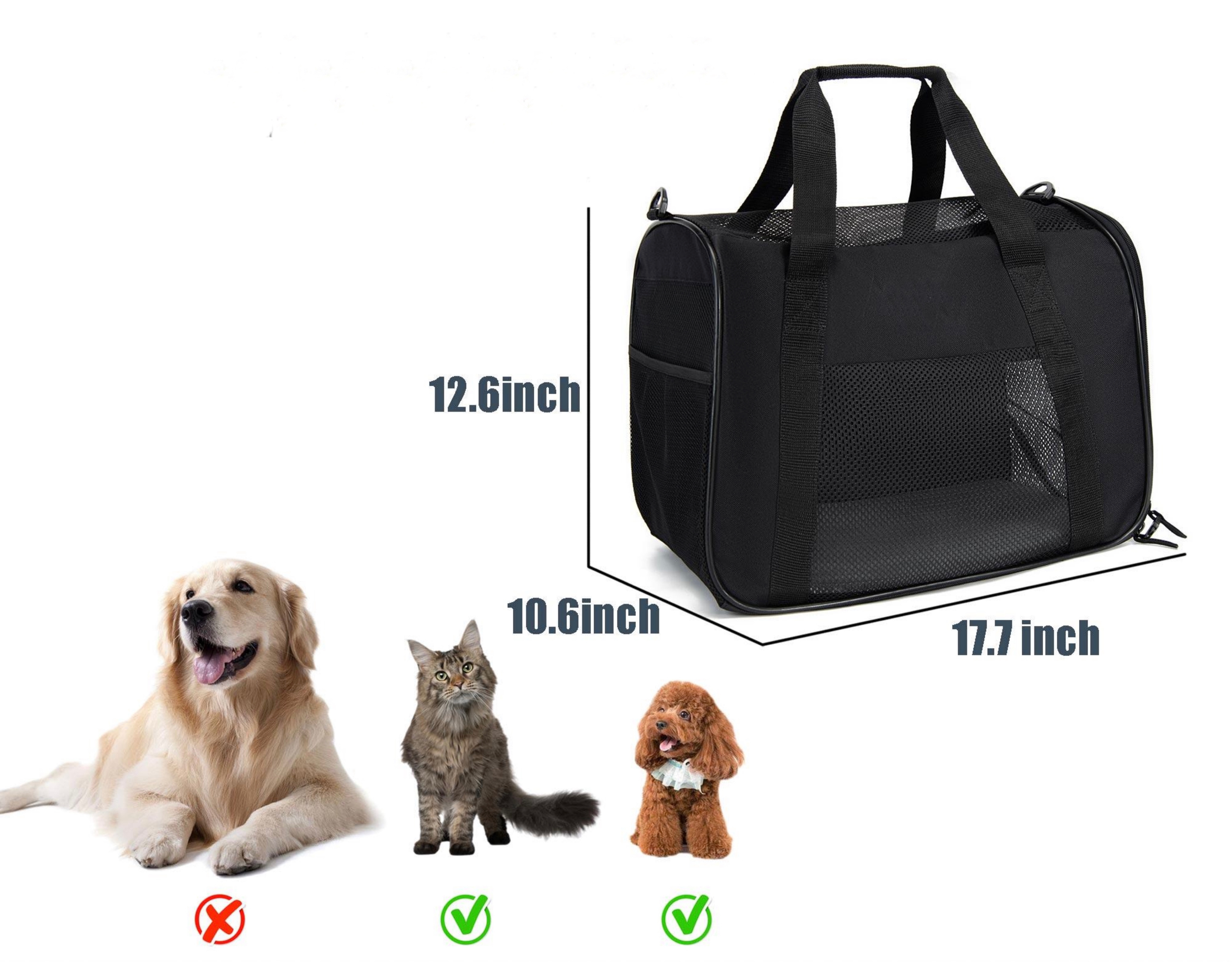 China Factory High Quality Pet Carrier bag Hot sale  Durable expandable Airline approved Cat Bag Pet Cages Carrier for Travel