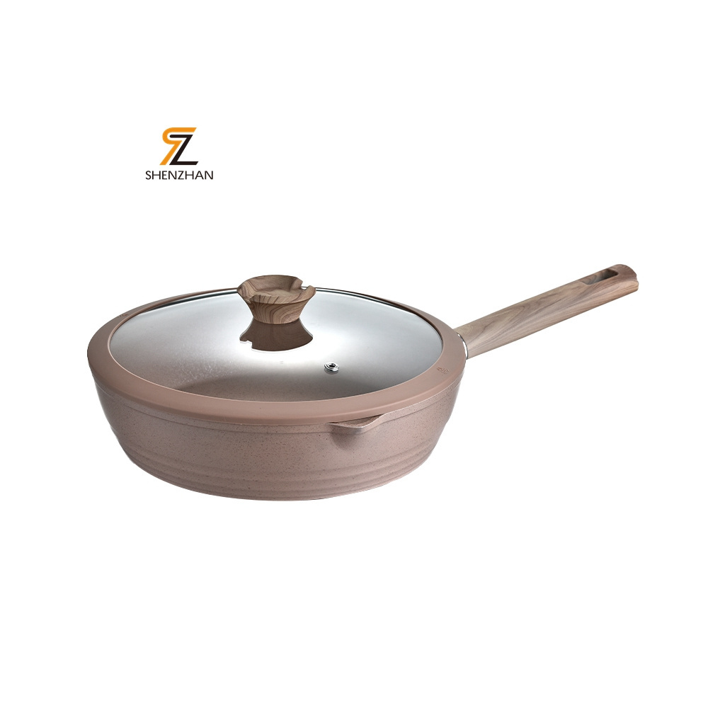 Hot Selling Ceramic Non Stick Cookware Set Cooking Aluminum Nonstick Pots Soup Granite Cookware Set Soup Pot With Lid