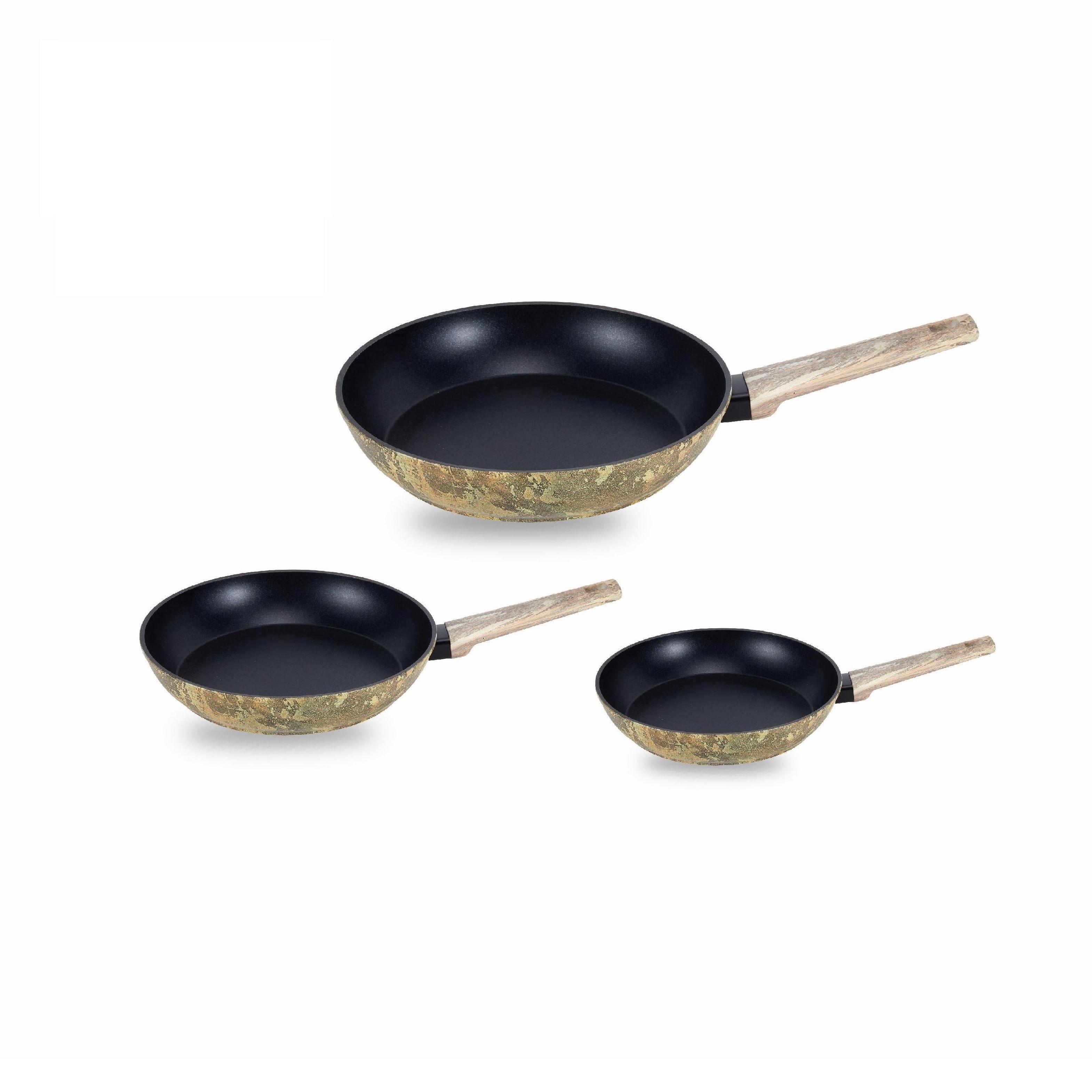 Wholesale Price Non-Stick Aluminum Alloy Fry Pan Skillet Oil Free 24-28cm Kitchen Frying Pan For Meat