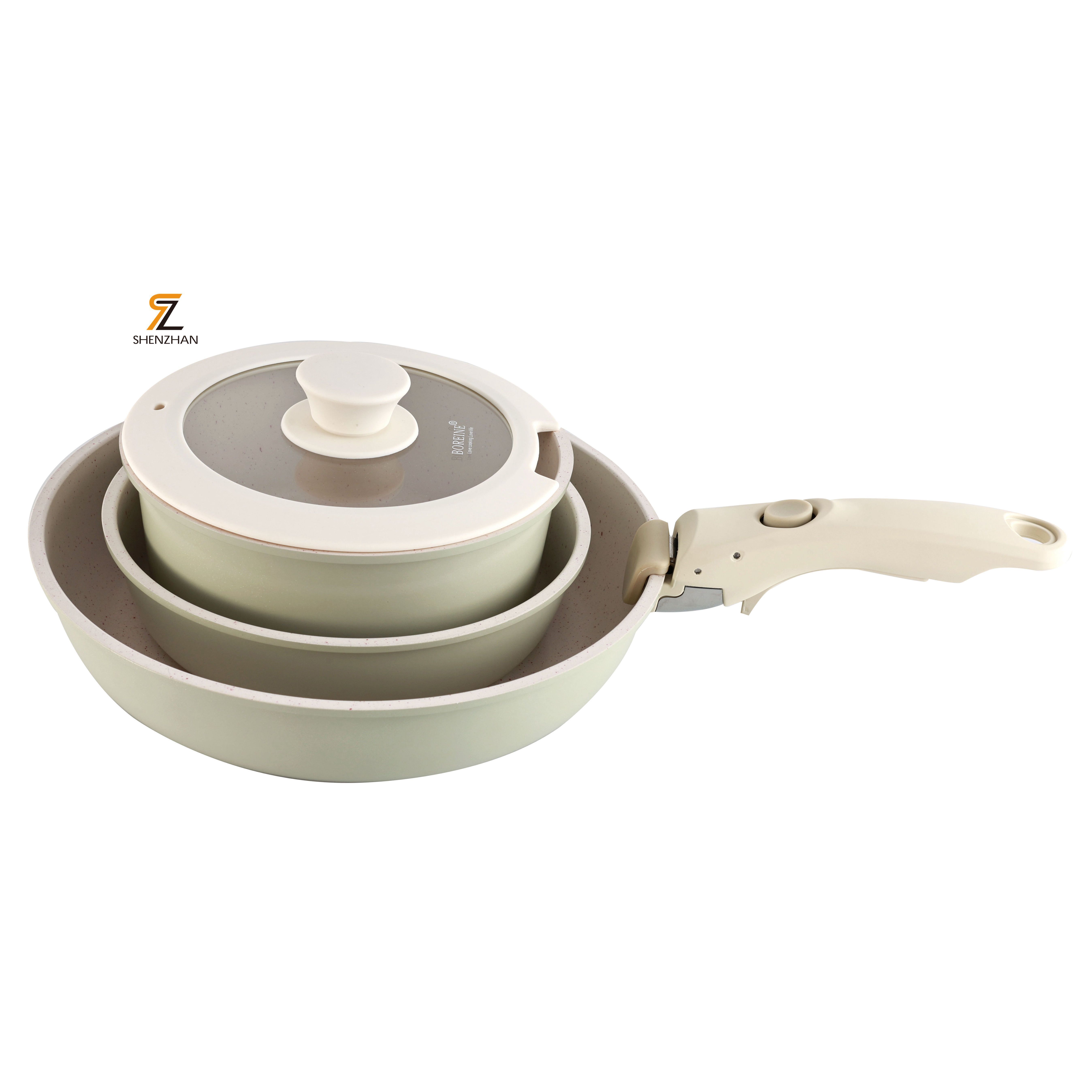 Kitchen Wares Wholesale Cookware Sets Home Modern Restaurants Aluminum Cooking Pots and Pans Sets