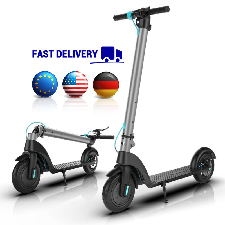 EU US Warehouse cheap 8.5INCH 10 inch two wheel battery 45KM electro kick electric step scooter kids electric scooter for adults