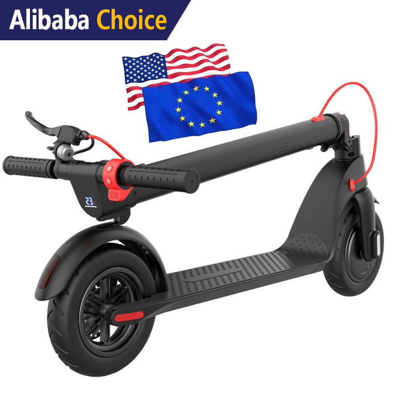 EU warehouse 2-in-1 Adult folding Lightweight X7/X8 2 Wheels powerful electric Mobility scooter USA Stock E- scooter E roller