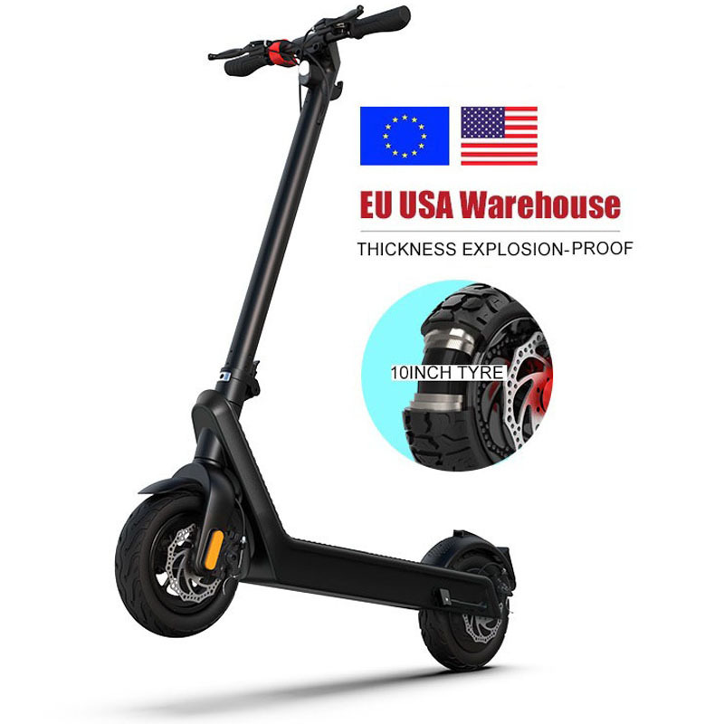 Germany EU Usa Warehouse E Scooter Electric Powerful Adult OffRoad Fat Tire Foldable 500w Electrico Electric Scooter For Adults